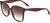 Angle view of Ferragamo SF1072S SF1072S18 in Crystal Burgundy thumbnail