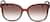 Front view of Ferragamo SF1072S SF1072S18 in Crystal Burgundy thumbnail