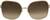 Front view of Ferragamo SF150S SF150S30 in White and Gold thumbnail
