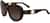 Angle view of Ferragamo SF727S SF727S25 in Dark Havana thumbnail