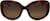 Front view of Ferragamo SF727S SF727S25 in Dark Havana thumbnail