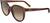 Angle view of Ferragamo SF833S SF833S15 in Crystal Brown thumbnail