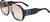 Angle view of Ferragamo SF943S SF943S39 in Gradient Gray to Rose thumbnail