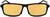 Front view of Adidas SP0049 SP004900 in Matte Black and Gold thumbnail