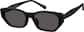 Angle view of Geometric Sunglasses T00122112 in Black thumbnail