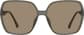 Front view of Square Sunglasses T00131515 in Brown thumbnail