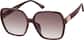 Angle view of Square Sunglasses T00131818 in Red thumbnail