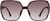 Front view of Square Sunglasses T00131818 in Red thumbnail
