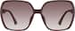 Front view of Square Sunglasses T00131818 in Red thumbnail