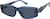 Angle view of Rectangle Sunglasses T00141616 in Blue thumbnail