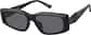 Angle view of Rectangle Sunglasses T00142112 in Black thumbnail