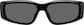 Front view of Rectangle Sunglasses T00142112 in Black thumbnail