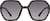 Front view of Geometric Sunglasses T00161212 in Gray thumbnail