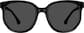 Front view of Square Sunglasses T00172112 in Black thumbnail