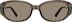 Rectangle Sunglasses T00181515 in Brown