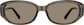 Front view of Oval Sunglasses T00181515 in Brown thumbnail
