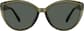 Front view of Cat-Eye Sunglasses T00192412 in Green thumbnail