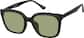 Angle view of Square Sunglasses T00202124 in Black thumbnail
