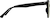 Side view of Square Sunglasses T00202124 in Black thumbnail