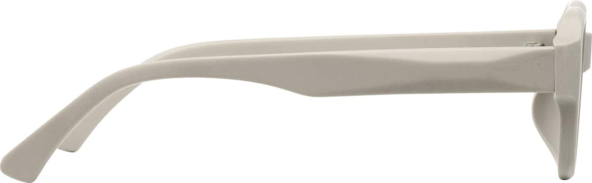 Side view of Rectangle Sunglasses T00212412 in Cream