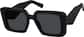 Angle view of Square Sunglasses T00222112 in Black thumbnail