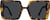 Front view of Square Sunglasses T00242512 in Tortoiseshell thumbnail