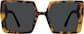 Front view of Square Sunglasses T00242512 in Tortoiseshell thumbnail