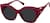 Angle view of Cat-eye Sunglasses T00251812 in Red thumbnail