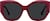 Front view of Cat-eye Sunglasses T00251812 in Red thumbnail