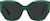 Front view of Cat-eye Sunglasses T00252412 in Green thumbnail
