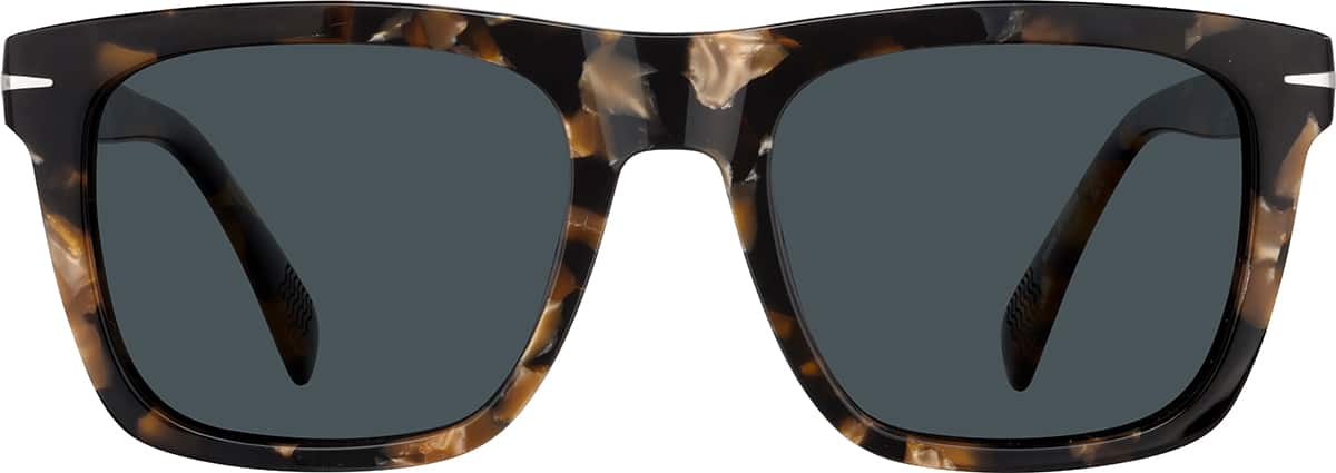 Front view of Square Sunglasses T00272512 in Tortoiseshell