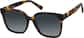 Angle view of Square Sunglasses T00282512 in Tortoiseshell thumbnail