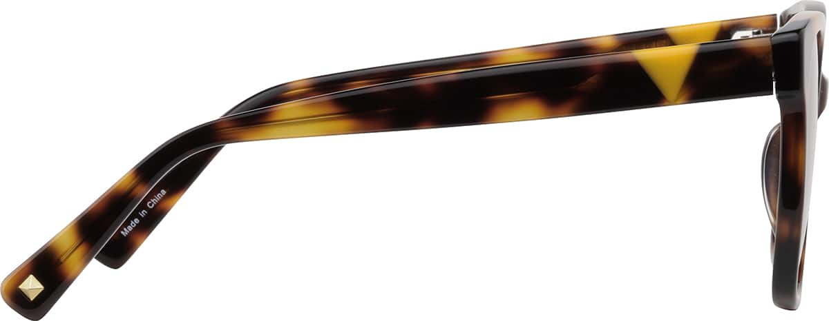 Side view of Square Sunglasses T00282512 in Tortoiseshell