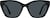 Front view of Cat-eye Sunglasses T00302112 in Black thumbnail