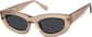 Angle view of Cat-eye Sunglasses T00311512 in Champagne thumbnail