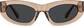 Front view of Cat-eye Sunglasses T00311512 in Champagne thumbnail