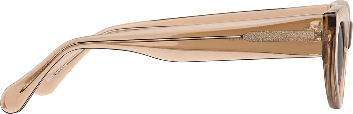 Side view of Cat-eye Sunglasses T00311512 in Champagne