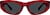 Front view of Cat-eye Sunglasses T00311812 in Red thumbnail