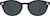 Front view of Kids' Oval Sunglasses T00332112 in Black thumbnail