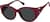 Angle view of Cat-eye Sunglasses T00341812 in Red thumbnail