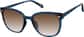 Angle view of Square Sunglasses T00351615 in Blue thumbnail