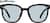 Front view of Square Sunglasses T00352112 in Black thumbnail
