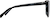Side view of Square Sunglasses T00352112 in Black thumbnail