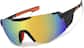 Angle view of Wrap-Around Hiking Sunglasses T00822114 in Black and Gold Mirror thumbnail