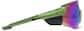 Side view of Wrap-Around Hiking Sunglasses T00822416 in Green and Green Mirror thumbnail