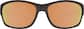 Front view of Rectangle Sunglasses T01041515 in Brown thumbnail