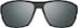 Rectangle Sunglasses T01052112 in Black