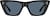 Front view of Cat-Eye Sunglasses T01092112 in Black thumbnail