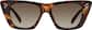 Front view of Cat-Eye Sunglasses T01092515 in Tortoiseshell thumbnail