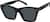 Angle view of Rectangle Sunglasses T01102112 in Black thumbnail